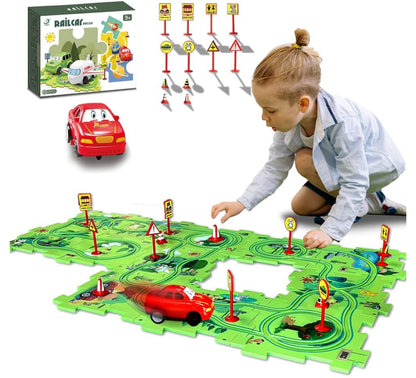 PUzzle racer for kids